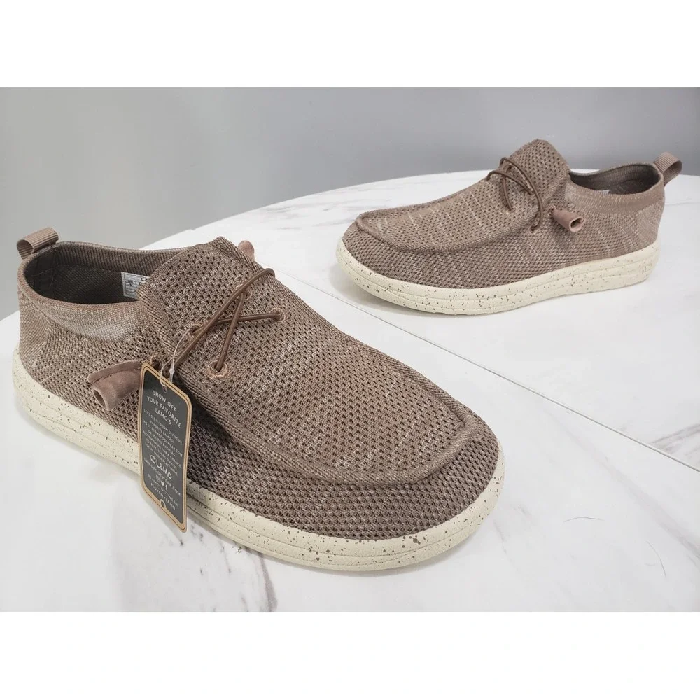 NEW NO BOX - Men's Lamo Michael SLIP‎ ON TAN Shoes Sneakers - Size 8